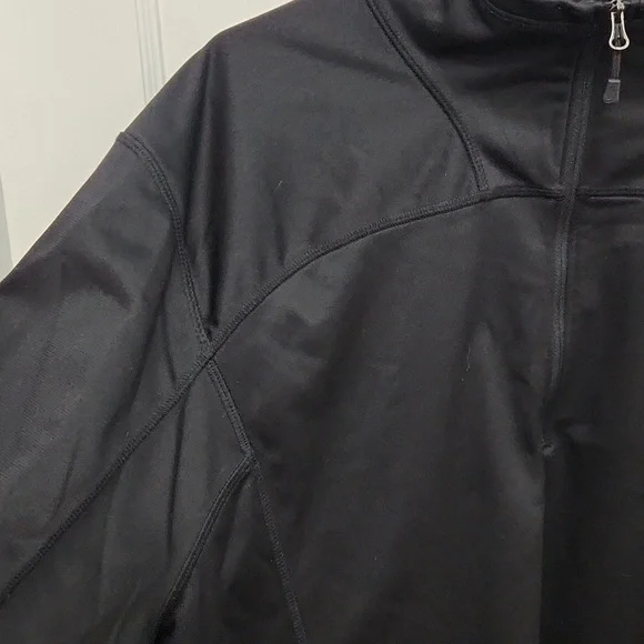 The North Face Men's Black Quarter Zip Long Sleeve Pullover Top Size XXL - Picture 6 of 9